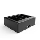 3 Slots Battery Charger Charging Cradle Station For GoPro Hero 9 Camera