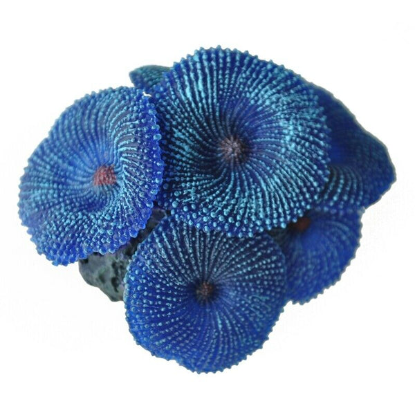 Aquarium plant artificial coral blue B8J1