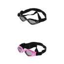 2 Pcs Folding Pet Goggles, Stylish Dog Sunglasses for UV Stop Waterproof
