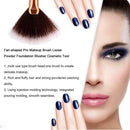 Fan-shaped Pro Makeup Brush Loose Powder Foundation Blusher Cosmetic Tool