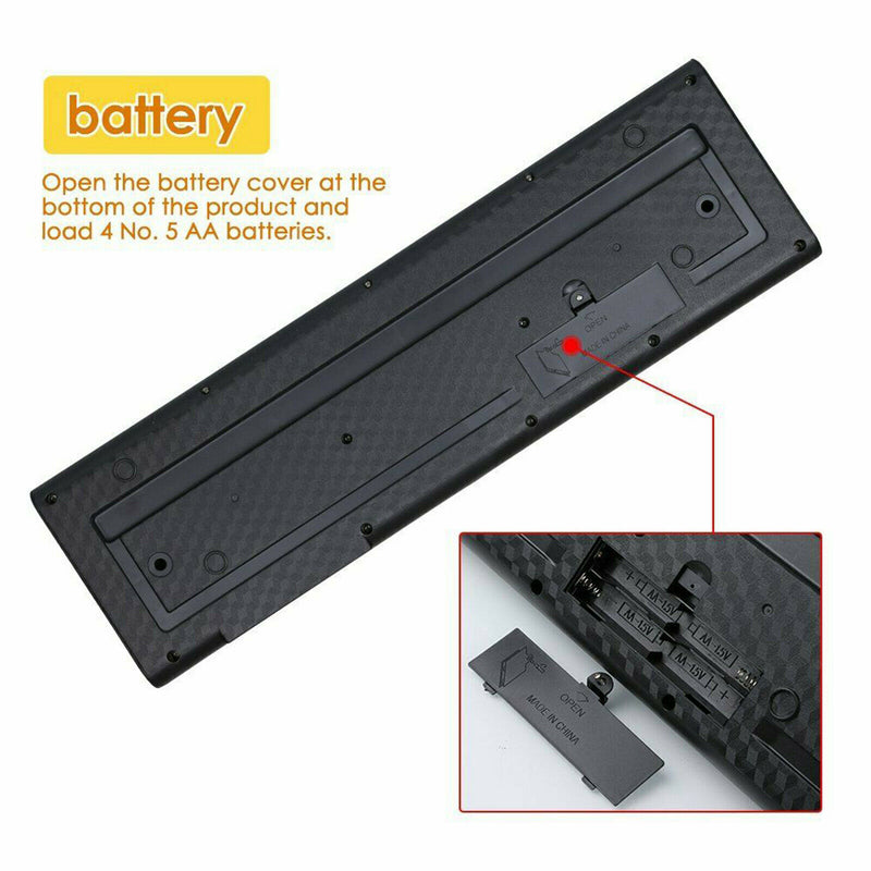 Portable 61-Key USB Keyboard Music Instruments Kids Music Learning Play for Fun