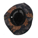 Outdoor Fishing Camping Hiking Sun Cap Round Rim Brim Men Women Hat Black M