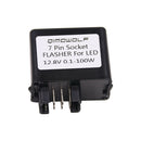 7 Pin LED Indicator Turn Signal Lamp Flasher Relay For Suzuki GSXR 1000 Bandit