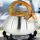 Whistling Tea Kettle,3L Home Stainless Steel Kettle, Brushed Stainless Stee