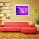 5D DIY Full Drill Diamond Painting Double Heart Cross Stitch Embroidery Kit