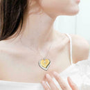 Fashion Heart Shaped Cross Pendant Necklace For Couple Love Jewelry Gift K4 Y7A9