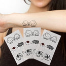 Removable waterproof Metallic Temporary Tattoo Stickers Temporary Body Art  JR