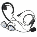 Finger PTT Motorcycle Helmet Headset MIC for Radio KENWOOD RETEVIS TYT BAOFENG