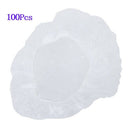 100pcs disposable and clear hair salon spa shower caps.