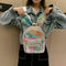 Sequins Cute Rabbit Backpack Bling Leather Women Girls School Bag (Style 1) A