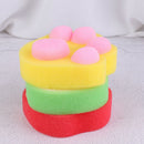 3pcs/set Cute Fruit Shaped Bath Sponge For Body Cleaning Lovely Baby Body Sp Gw