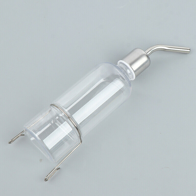 Pet Rabbit Hamster Drinker Nipple Bottle Dispenser Hanging Automatic Dev`US