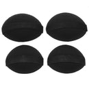 4Pcs Black Styling Supplies Hair Lift Bump Puff Princess Head Shape Spon PFC