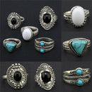 5XVintage Turquoise OpalUQing Set Fashion Finger KnuckleUQing Set Jewelry Set BX
