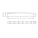 1pc Electric Guitar Nut 6 String Slotted for TL ST Guitar Accessories 43x3.5x5mm