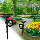 2pcs 4 LED Solar Ground Lawn Light Waterproof Pathway Garden Lighting Lamp