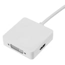 Mini DP DisplayPort to HDMI DVI VGA Adapter Converter Cable for MacBook Pro