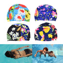 Women Floral Waterproof Spandex Stretch Swimming Cap Bathing Hat  Z
