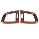 2Pcs Peach Wood Grain Front Side Air Conditioning Outlet Vent Cover Trim De