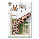 Big Giraffe Wall Stickers,Adhesive Art Decals, For Kids Room Birthday Gift