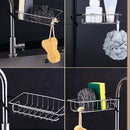Faucet Storage Racks Sink Organizer Stainless Steel Draining Soap Sponge Dish
