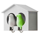 Lover Sparrow Key Ring Birdhouse Keychain