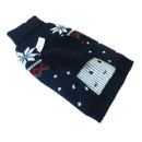 Puppy Pet Dogs Christmas Snowflake Winter Knit Acrylic Sweater Constume S b Z8H1