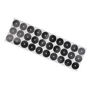 Set of 30Pcs 3-3.5cm Black Pool Table Spot Marking Stickers - Self Adhesive