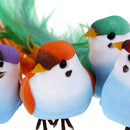 Simulation Feather Foam colorful random bird Garden Bird lawn Prop Decoration