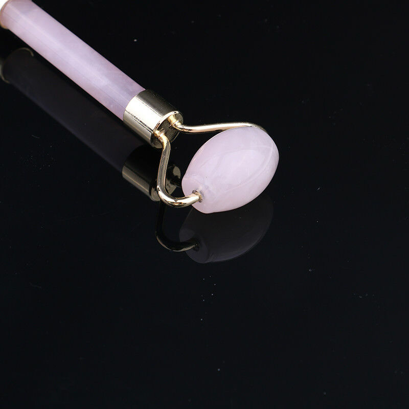 natural rose quartz facial massage crystal stone body jade massager beauty FT