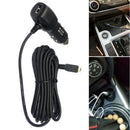 MiniUSB Port 5V 2A CarCharger Adapter For Car DVR Vehicle Charging 3.5m CableLJ