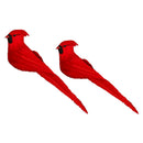 2Pcs Artificial Feathered Birds for Christmas Ornament Decorations, Arts and