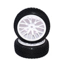 2pcs 1/16 Tire  Tires Buggy Tyre Pull Rally Wheel for HPI HSP Hobao
