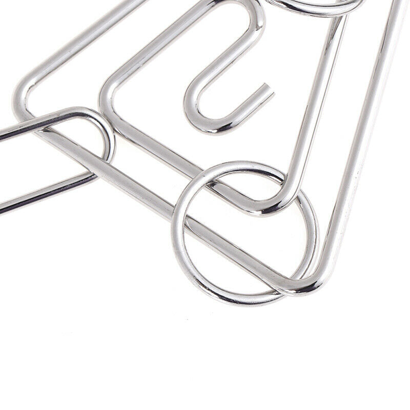 Classic Challenging Metal Wire Puzzle Brain Teaser Game for Adults Kids T %o