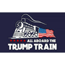 5Pcs/set Blue Donald Trump Bumper Stickers - 2020 All Aboard The Trump Train