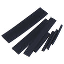 127pcs 7 Sizes 2:1 Electronic Heat Shrink Tubing Tube Sleeve Wrap Wire Black ME