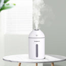 320ml Mini Air Humidifier Light USB Diffuser Car Air Purifier (White)