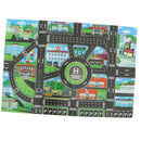 City Traffic Road Carpet Playmat Rug For Cars & Train Game Toys Baby Children
