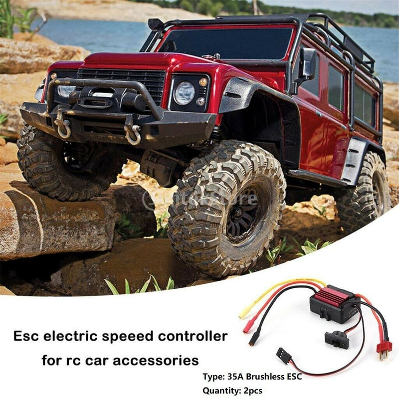 1:18 1:16 Brushless Waterproof 35A ESC Electric Speed Controller RC Car 2pc