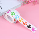 500pcs Colorful Paw Print Stickers Dog cat Paw Labels Stickers reward stic`US
