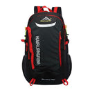 Waterproof Outdoor Backpack Sports Bag for Hiking Travel Camping (Black)