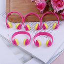 5PCS For   acessories plastic headphones multicolor mixed SR FT