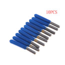 10Pcs 3.175mm Carbide PCB Engraving Bits CNC Router Tool 10 Degrees 0.1mm ME