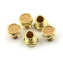 5PCS Pneumatic Air Breather Vent Silencer Muffler Threaded NPT 1/8" Hj