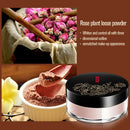 Meiking Rose Plant Powder Oil Control Loose Powder Cosmetics Compact Whiten
