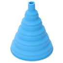 Portable Retractable Funnels Home Kitchen Funnel Convenient Storage Blue H4S6