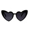 4pcs Women's Heart Frame Sunglasses Summer Glasses Party Costume Eyewear
