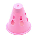 Outdoor Camping Hiking Tent Warning Lamp Cap Anti-Fall Ground Nail (Pink) A