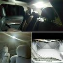 10Pcs 31MM Festoon LED White Dome Map License Interior Light Bulb DE3175 3022