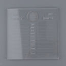 Eyelash Extension Crystal-like Acrylic Eye Lash Stand Pallet Holder Lashes